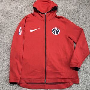 Nike NBA Washington Wizards Therma Flex Showtime Full-Zip Hoodie Mens XXL